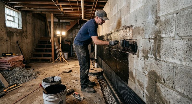 Wet Basement Solutions in Fredericksburg, VA